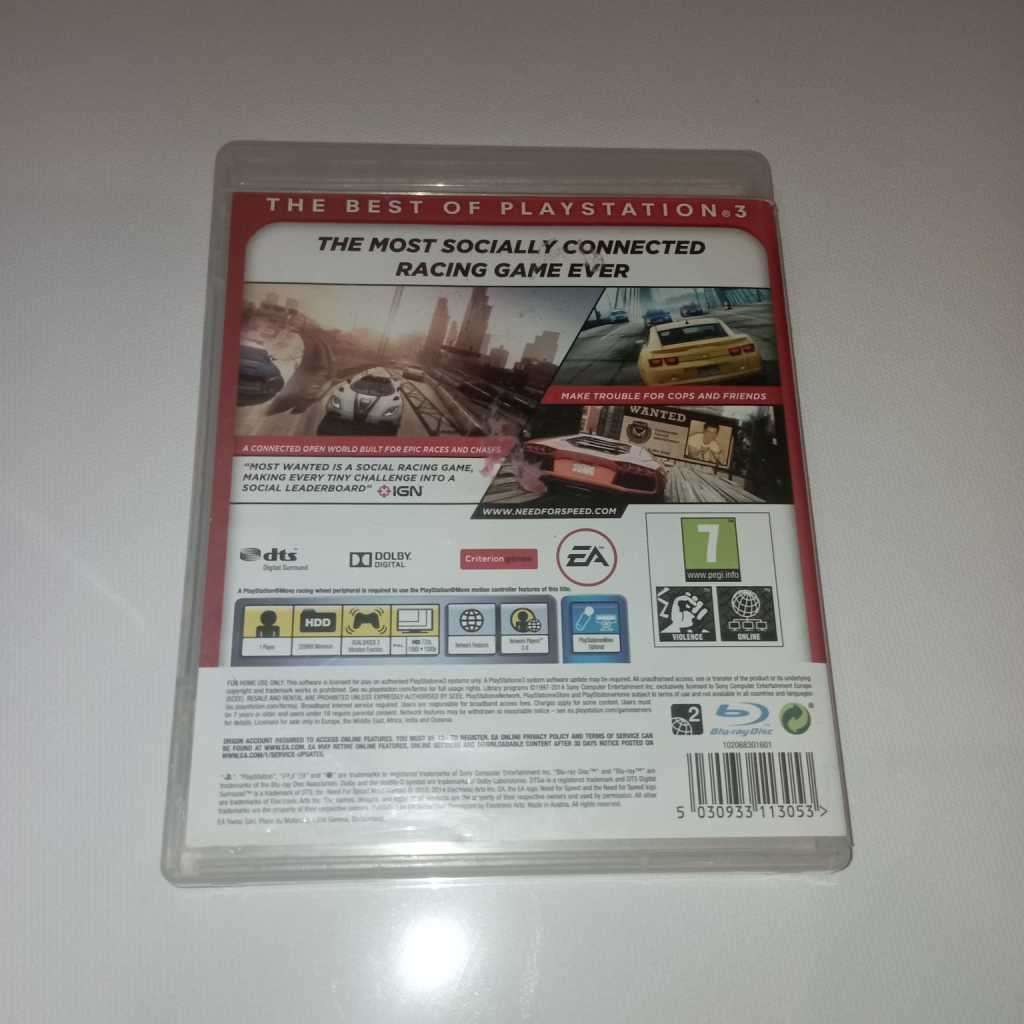 Need for Speed: Most Wanted [PS3]  **No Booklet**